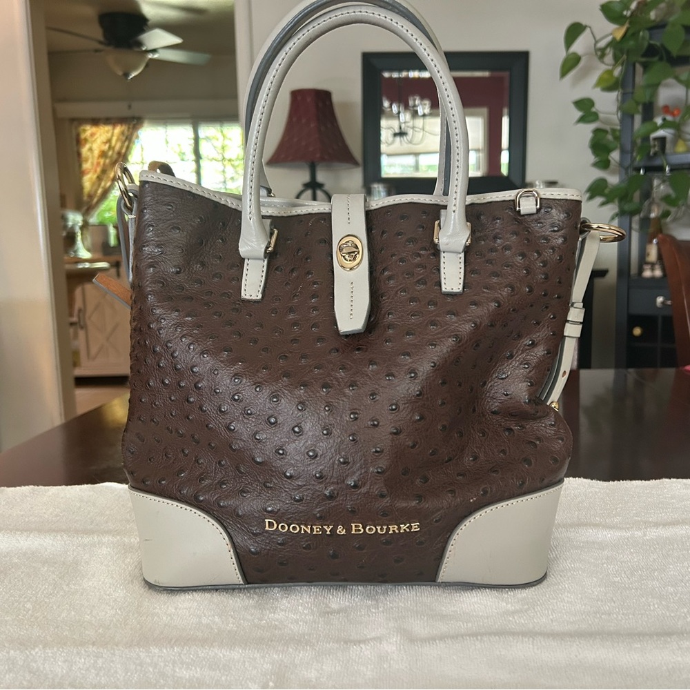 Dooney Ostrich satchel